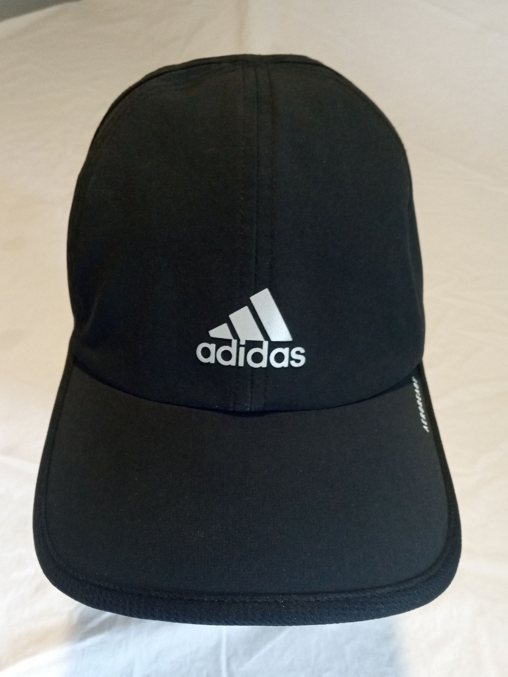 adidas Black Cap with White Logo